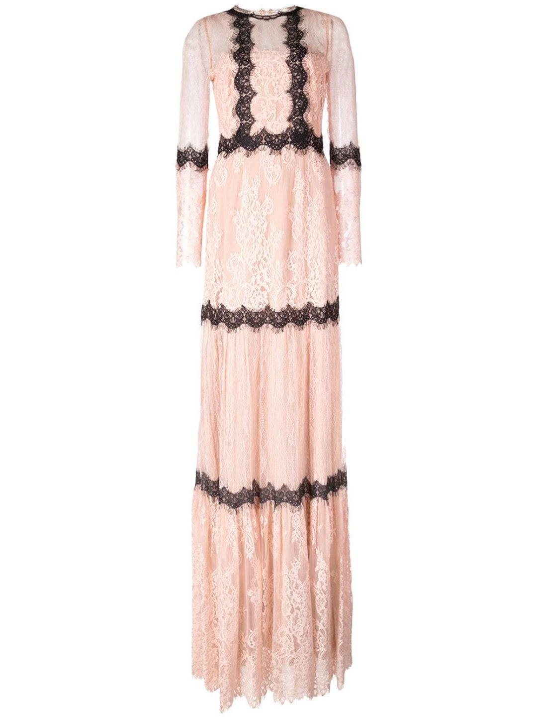 marchesa notte long sleeve gown