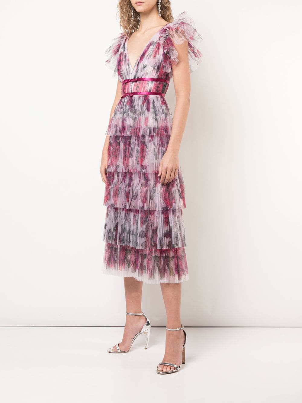 Flutter Sleeve Cocktail Dress – Marchesa