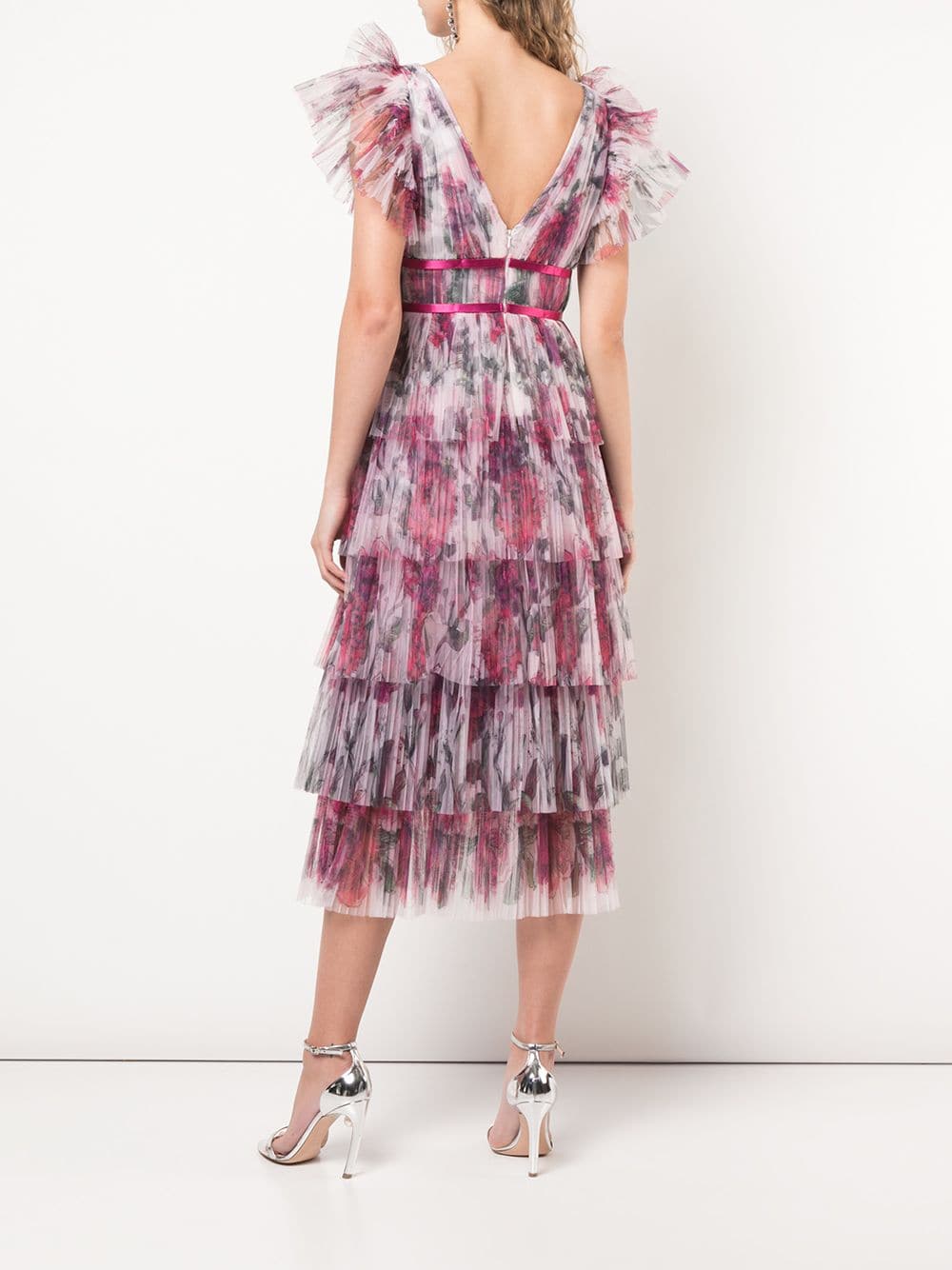 Flutter Sleeve Cocktail Dress – Marchesa