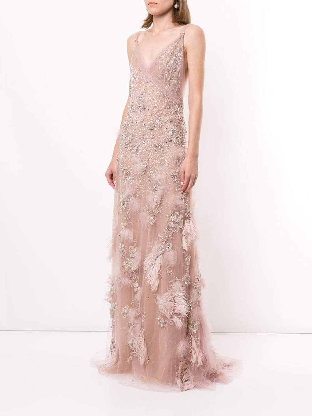 Embellished A-Line Evening Gown – Marchesa