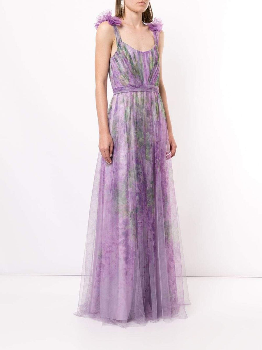 Floral Tulle Gown – Marchesa
