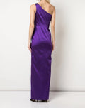 Load image into Gallery viewer, One-Shoulder Satin Gown Marchesa
