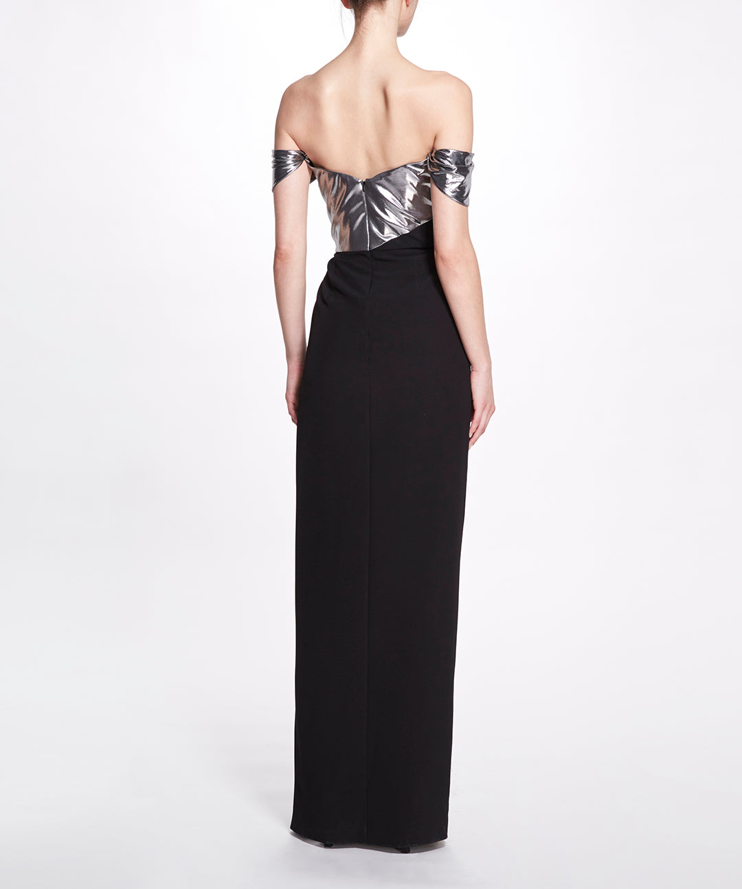 marchesa black gown