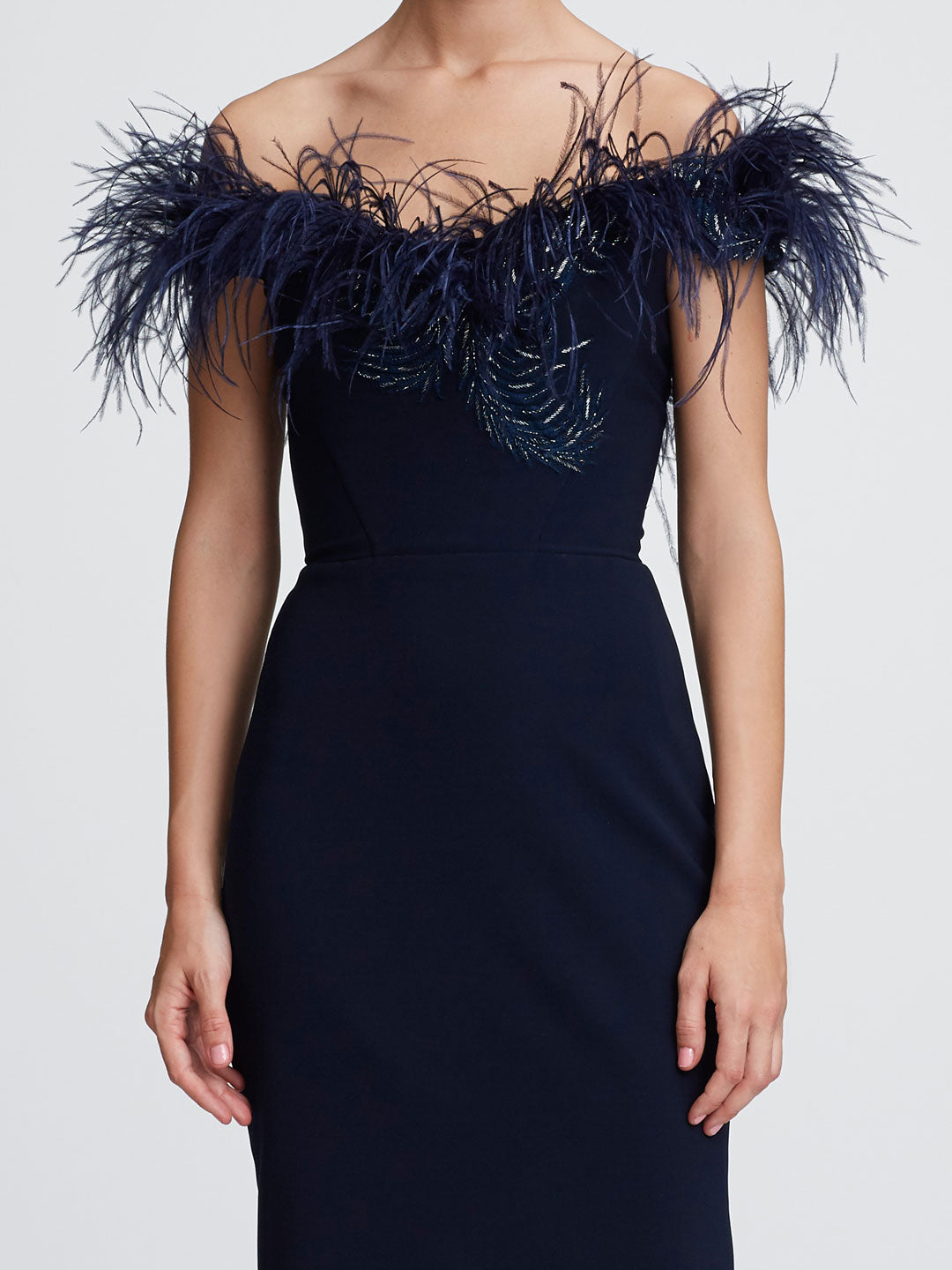 cocktail feather dress