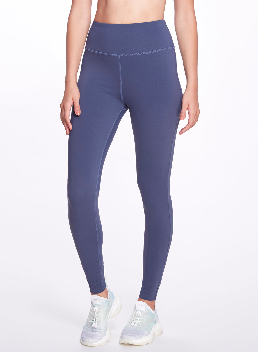 Marchesa Active Serena High Waisted Compression Fit Performance Leggings-Grey  (Activewear,Leggings)