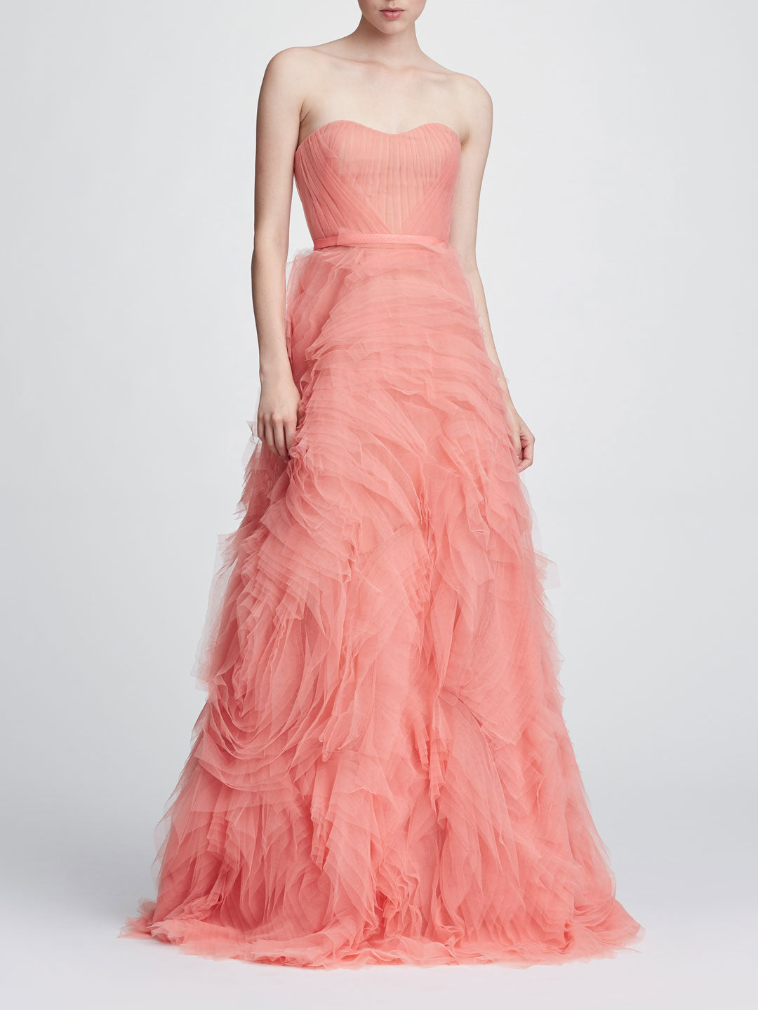 marchesa notte embroidered corset gown