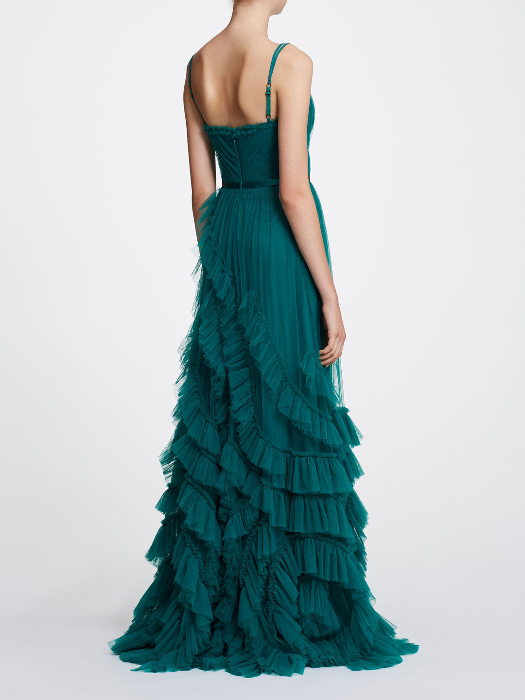 Marchesa Tulle Beaded Plunge-Neck Gown Harrods ES | atelier-yuwa.ciao.jp