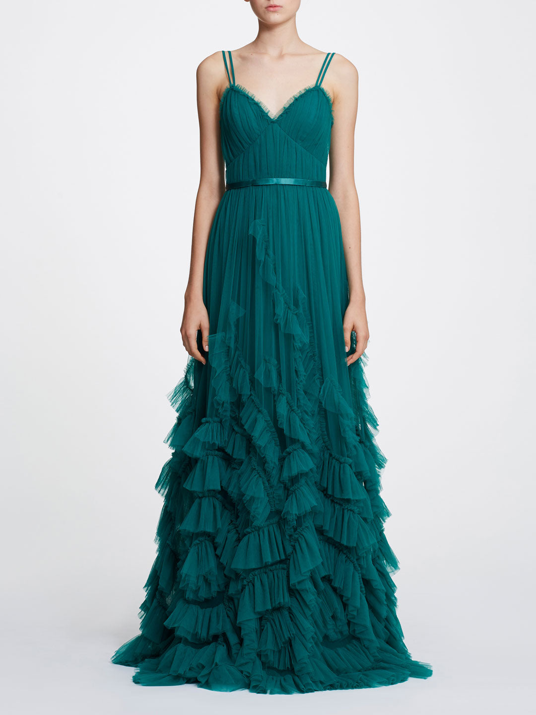 marchesa notte green lace cocktail dress