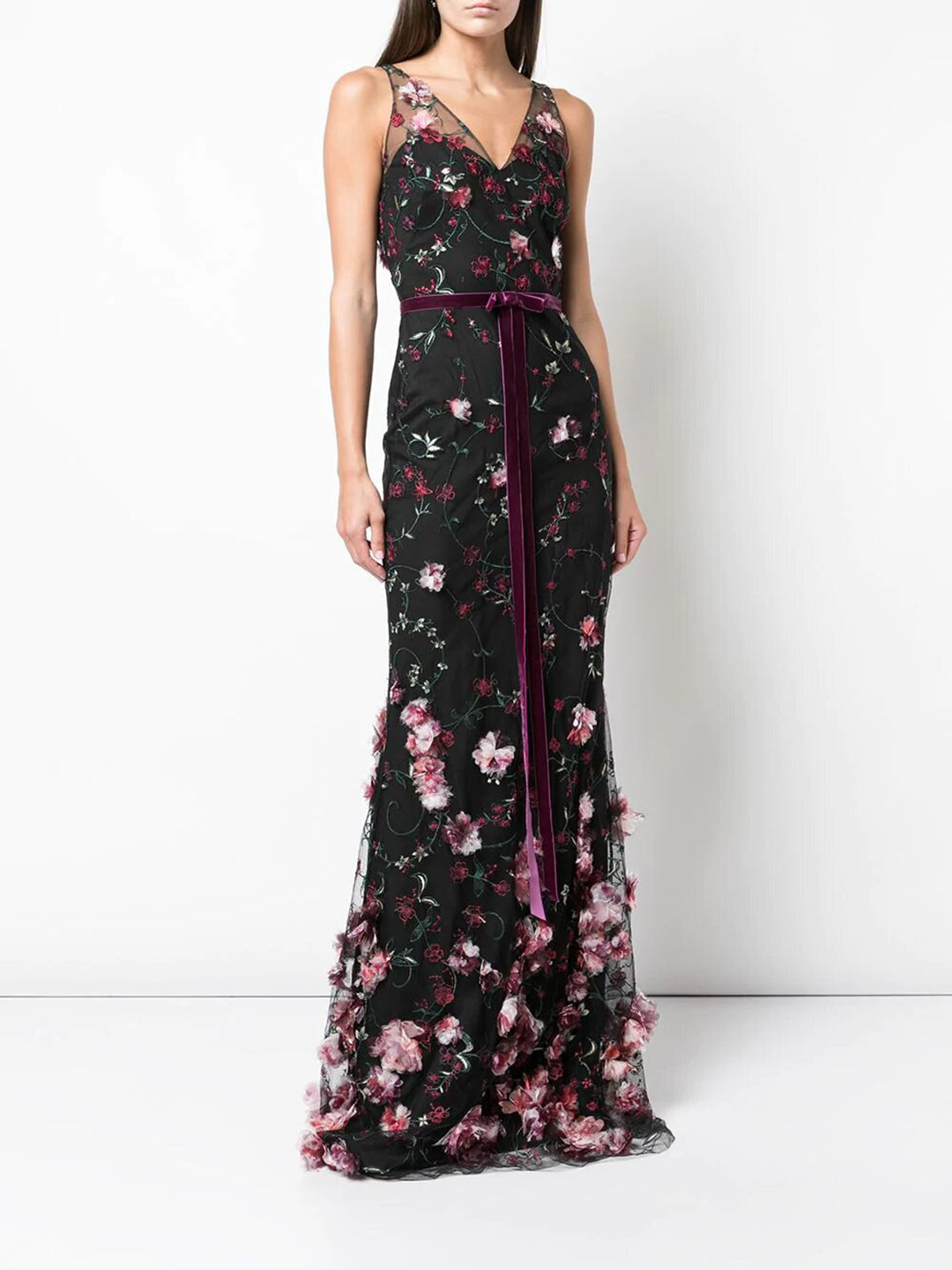 3D Floral gown | Shop Marchesa Notte