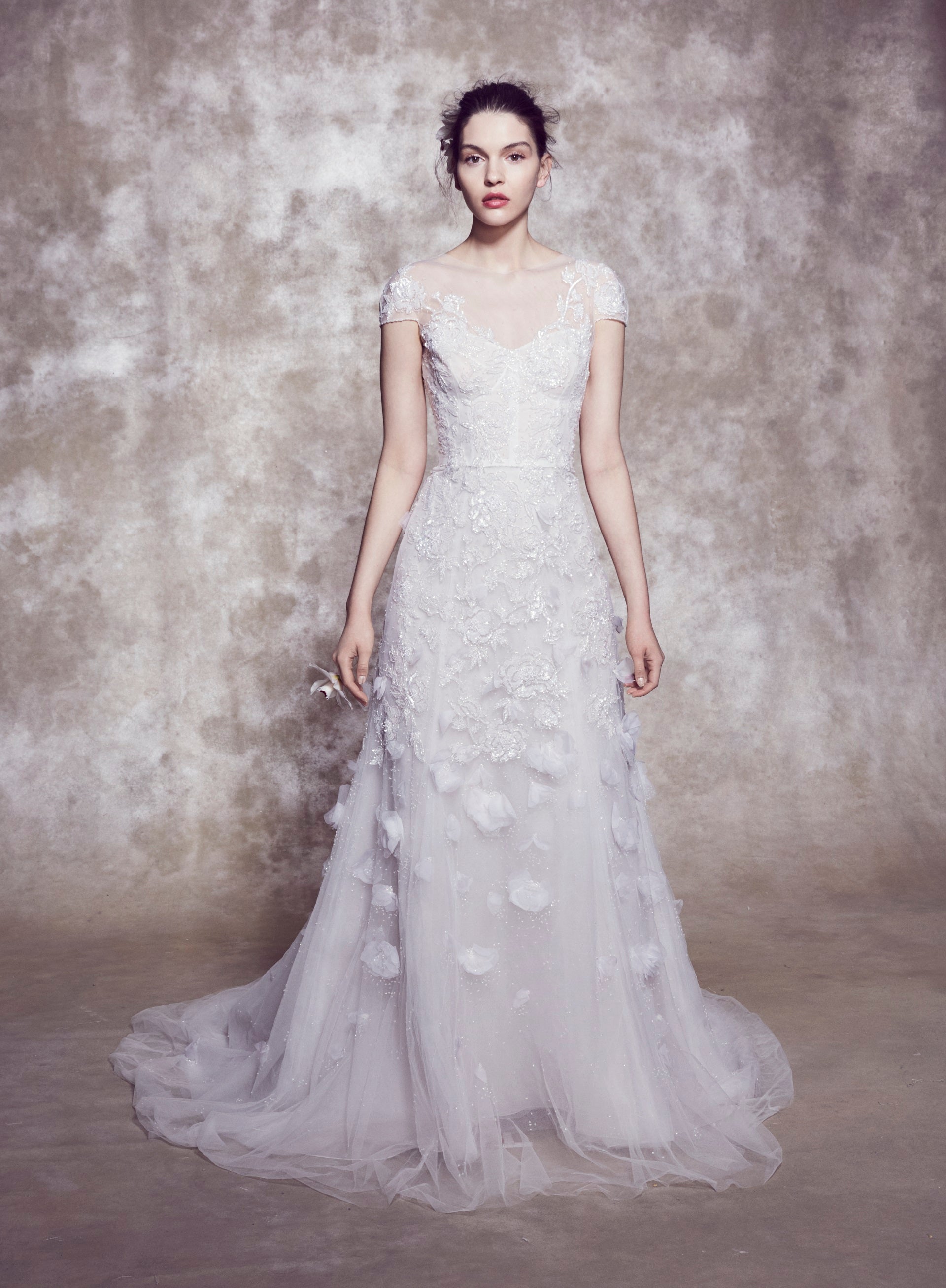 marchesa short wedding dress