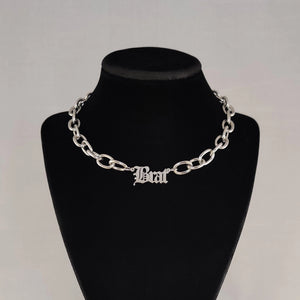 Stainless Steel Brat Chain Choker - Awakening Ltd
