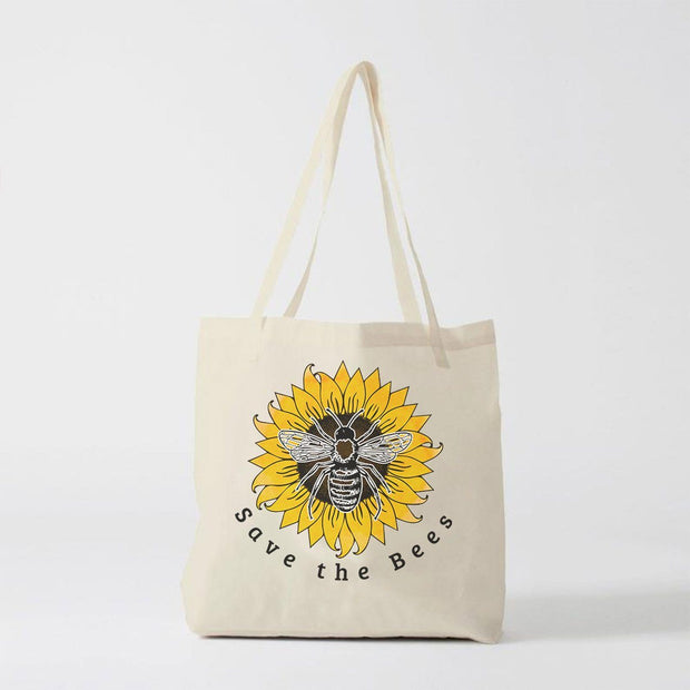 sunflower tote bag