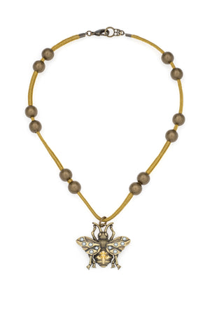 The Florida Necklace with Bee Pendant - KIT'S WELL DRESSED