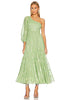 DIMA AYAD - Flared Tricolor Dress - Designer Dress hire 