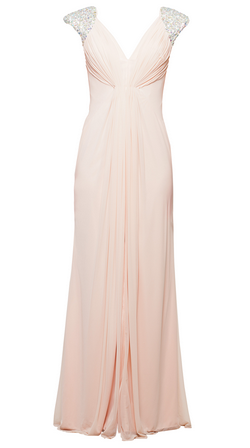 FOREVER UNIQUE - Lowri Maxi Dress Nude hire at Girl Meets Dress ...