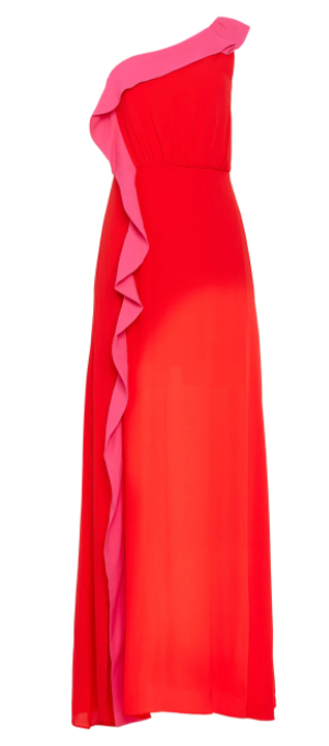 Harper One Shoulder Ruffle Gown | Rent BCBGMAXAZRIA dresses – Girl Meets  Dress