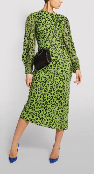 Aureta Silk Cheetah Dress | Rent Olivia Von Halle dresses – Girl Meets Dress