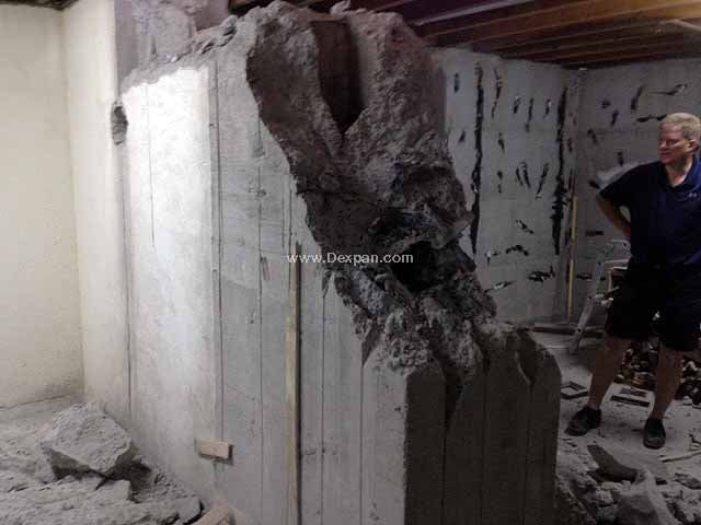 Non-Explosive Demolition Concrete Cracker vs Jackhammer | Dexpan Project C016
