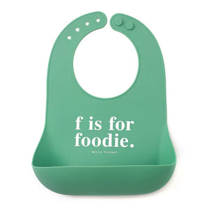 F for Foodie Wonder Bib - Davis Street Mercantile