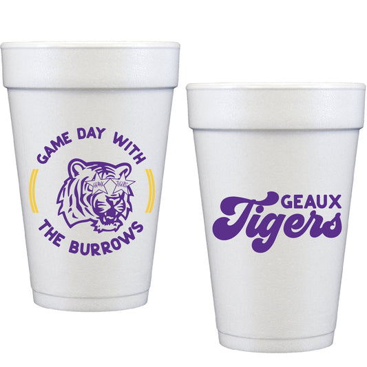 Gameday Foam Cups 16 Oz Set of 10 