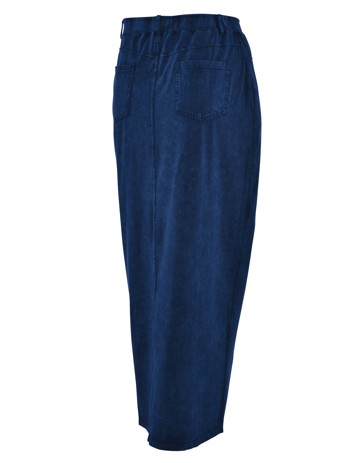 Monogram Patch Long Denim Skirt - Men - OBSOLETES DO NOT TOUCH