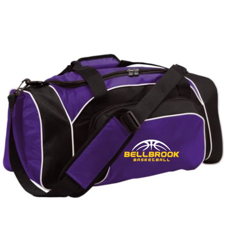 purple basketball bag