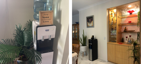 water coolers amongst home decor