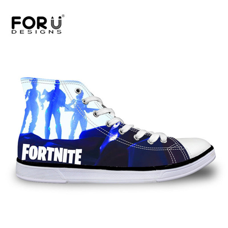 Boys Teenager High-top Vulcanized Shoes 