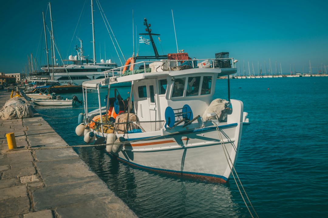 Greece fishing boat