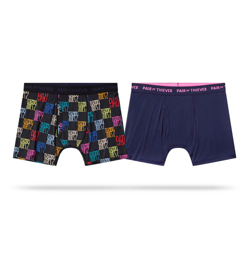 SuperFit Boxer Briefs 2 Pack Tropical Solution - Pair of Thieves
