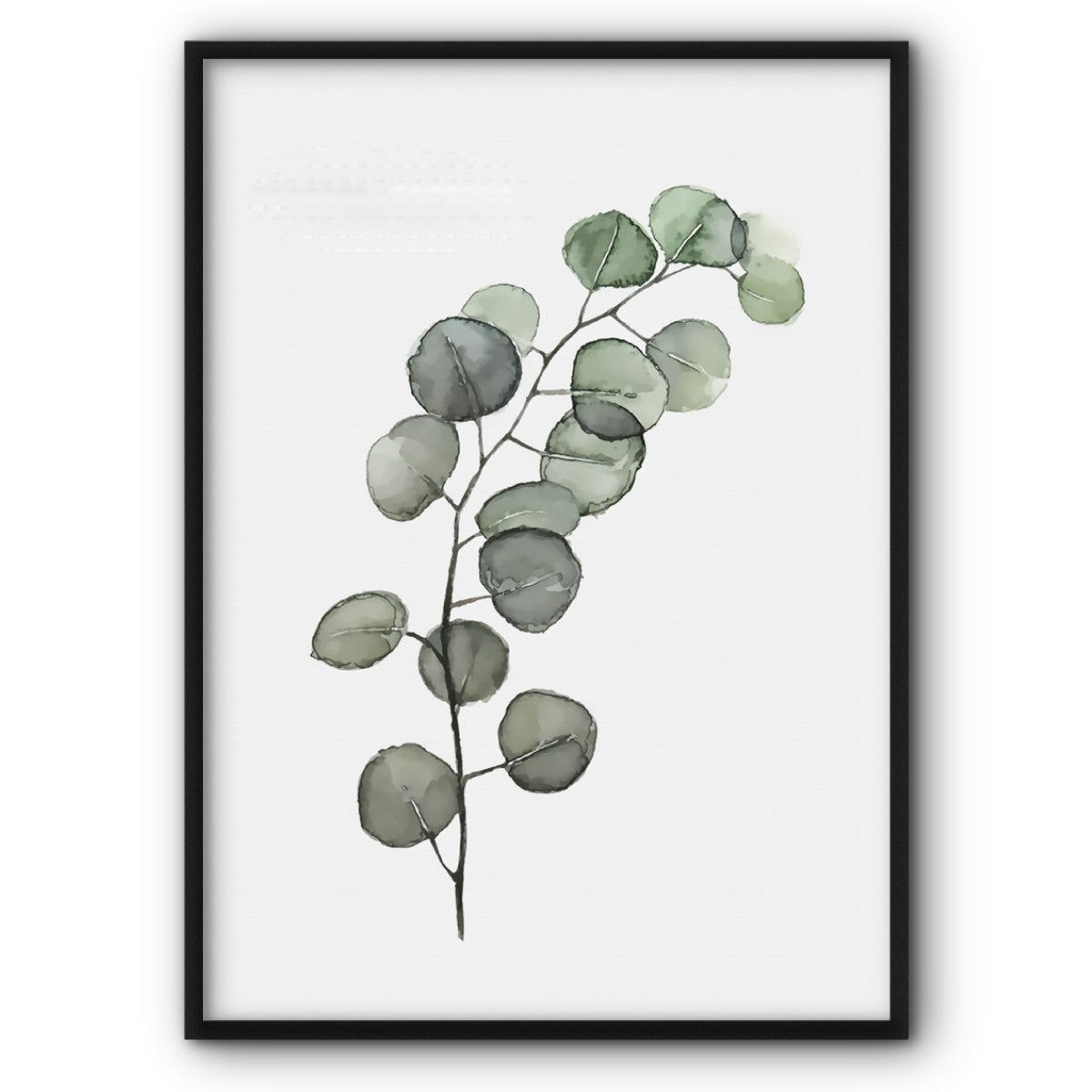 Green Leaf Plant No10 Canvas Print Wall Art Poster – The Style Habitat