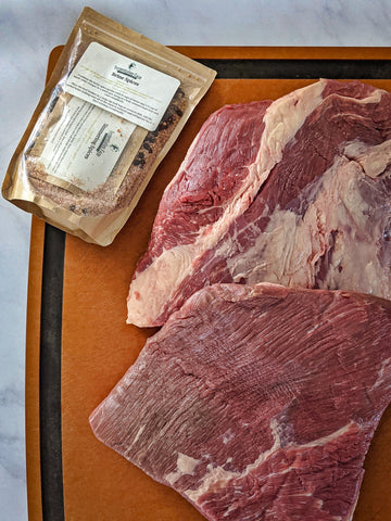 grass finished brisket and brine kit