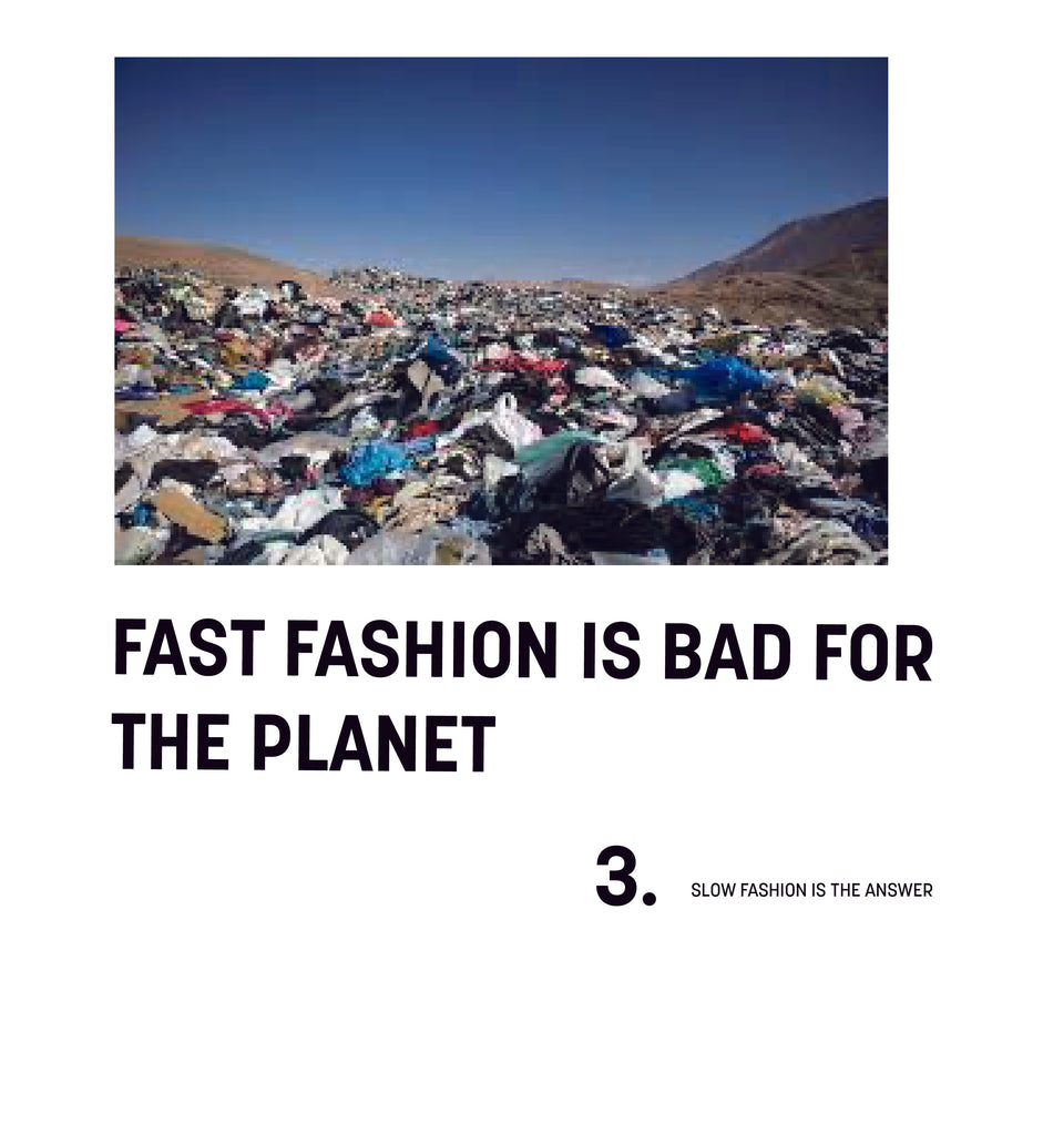 Fast Fashion is bad for the planet