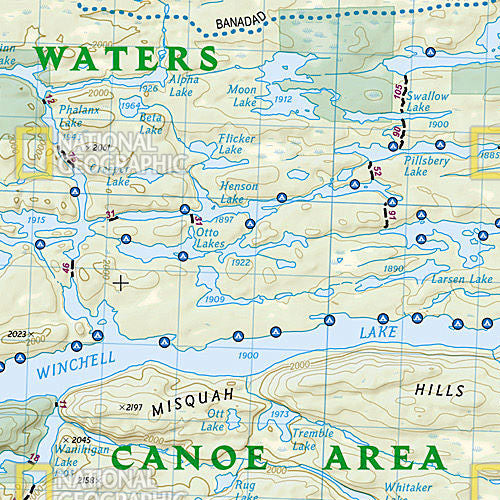 Boundary Waters Canoe Area Wilderness East Map Canoeing Com Shop   Bwcaw East Map 2 Grande 