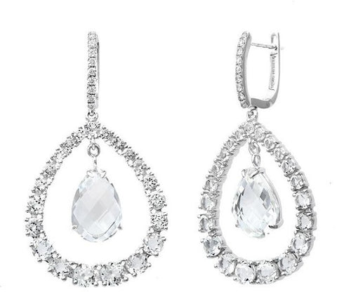 pearl and diamond earrings