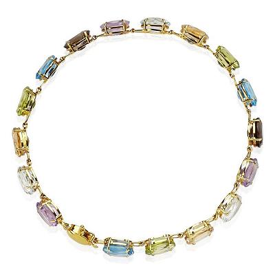 Fancy Multi Gemstone Bracelet