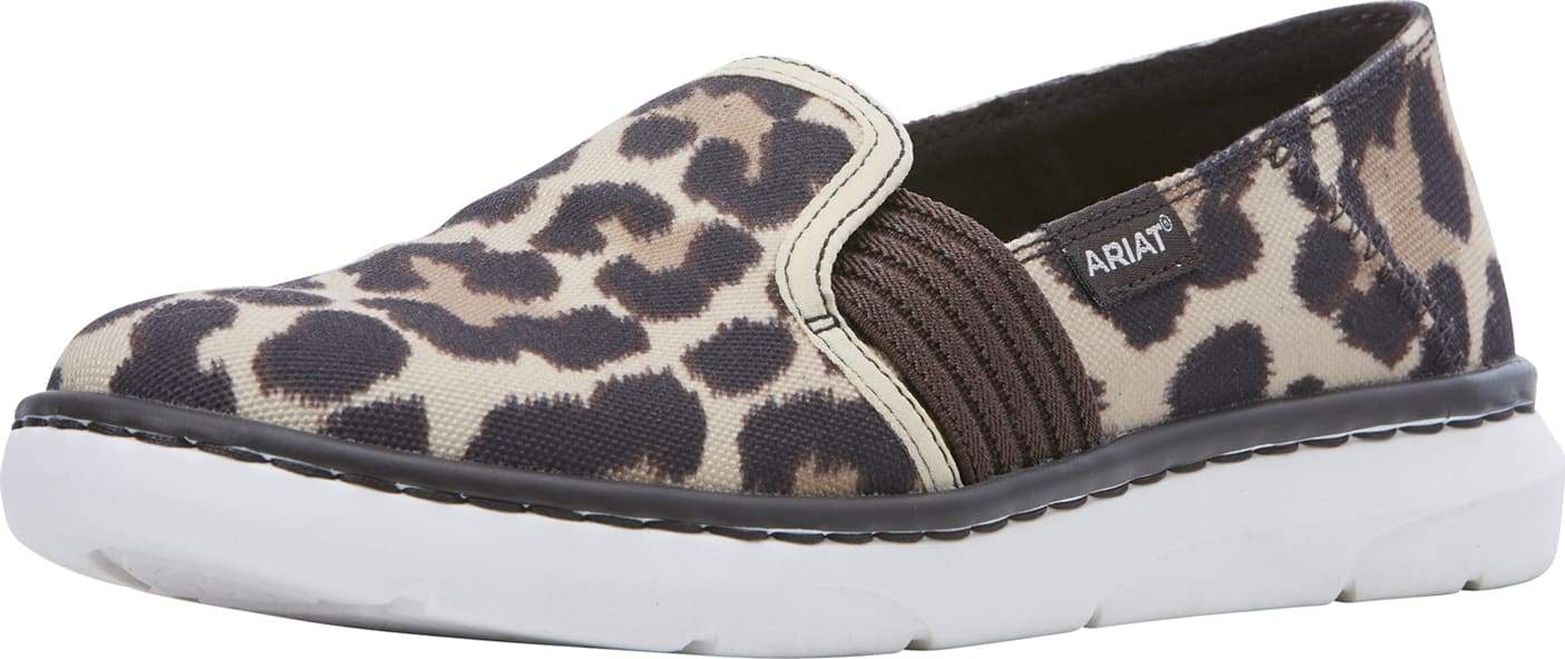 ariat women's leopard print cruiser shoes