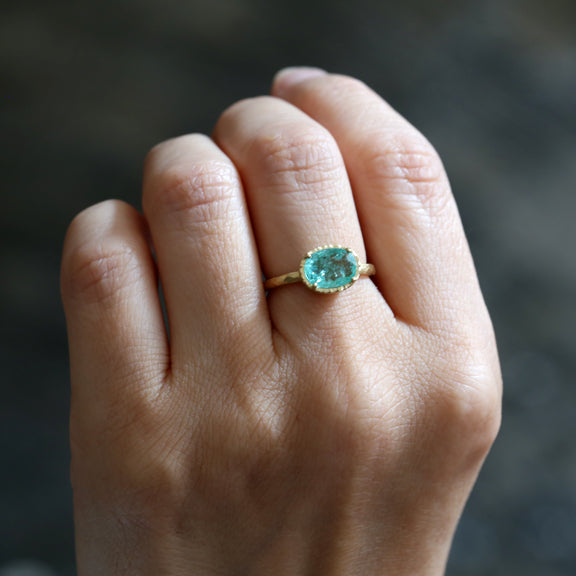 1.63ct Paraiba Tourmaline Ring