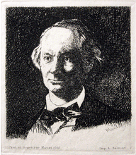 Load image into Gallery viewer, &quot;Portrait of Baudelaire&quot; by Edouard Manet