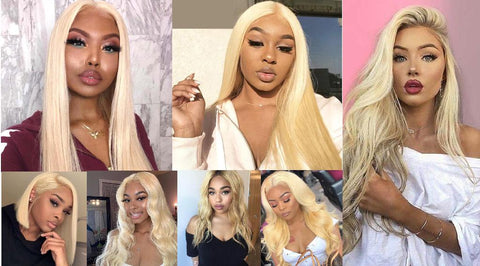 How to color your human hair bundles and closure blonde| Meetu Hair