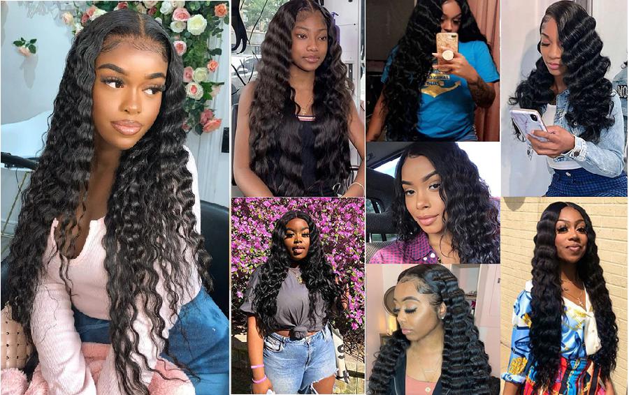 How to create soft baby hair with loose deep wave hair when back to school