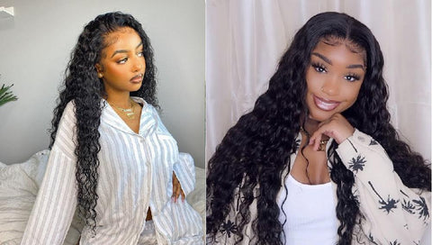 How to quick style deep wave hair when back to school?