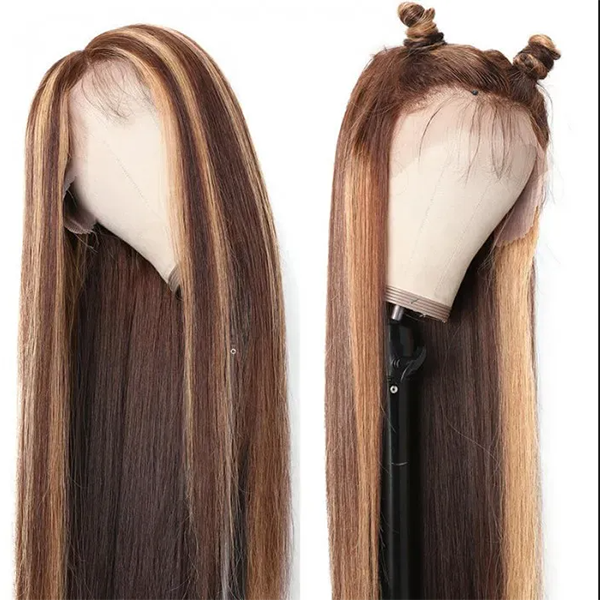 highlight ombre brown wigs