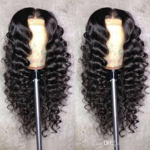 meetu hair loose deep wave hair 13x4 lace front wig