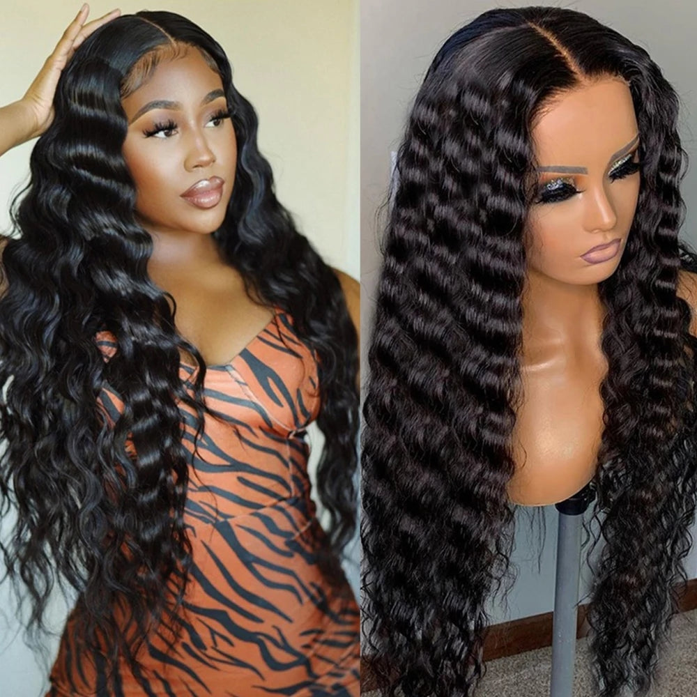 Loose Deep Wave Wig 13x4 Lace Front Wig HD Transparent 13x6 Lace Frontal Wig