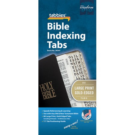 tabbies nt ot indexing tabs bible gold