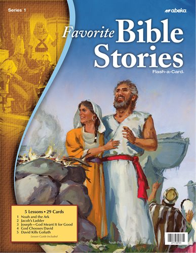 Favorite Bible Stories 1 Abeka Flash A Card  One Stone 