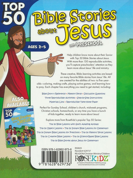 Top 50 Bible Stories About Jesus For Preschool Ages 2 5 One Stone Biblical Resources