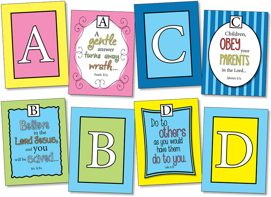  Bible Verse Alphabet  Cards  One Stone Biblical Resources