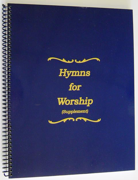 Hymns for Worship Supplement Hymnal - Spiral Bound Large Print — One ...